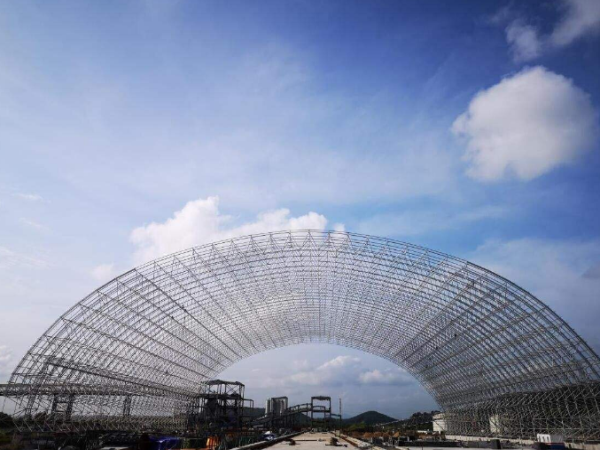 赤峰煤棚网架加工厂案例