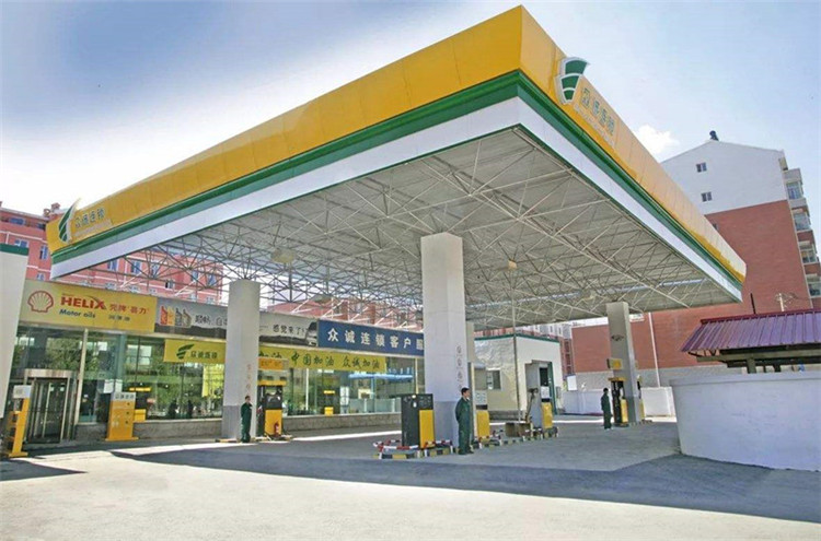 赤峰加气站钢结构网架案例7